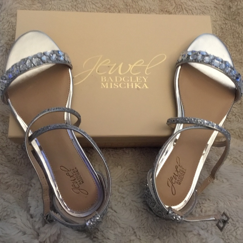 Badgley Mischka Osome Jeweled Sandals